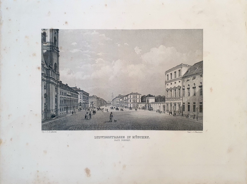 Arnold Meermann, Ludwigsstraße in München