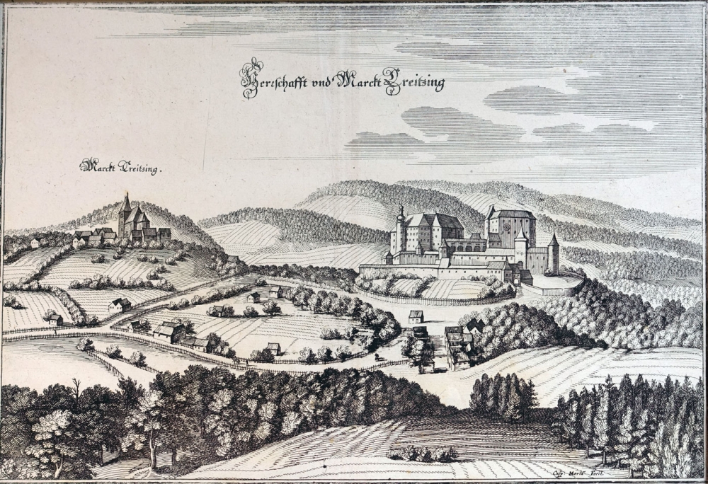 Matthäus Merian, Herrschaft und Marckt Creitzing