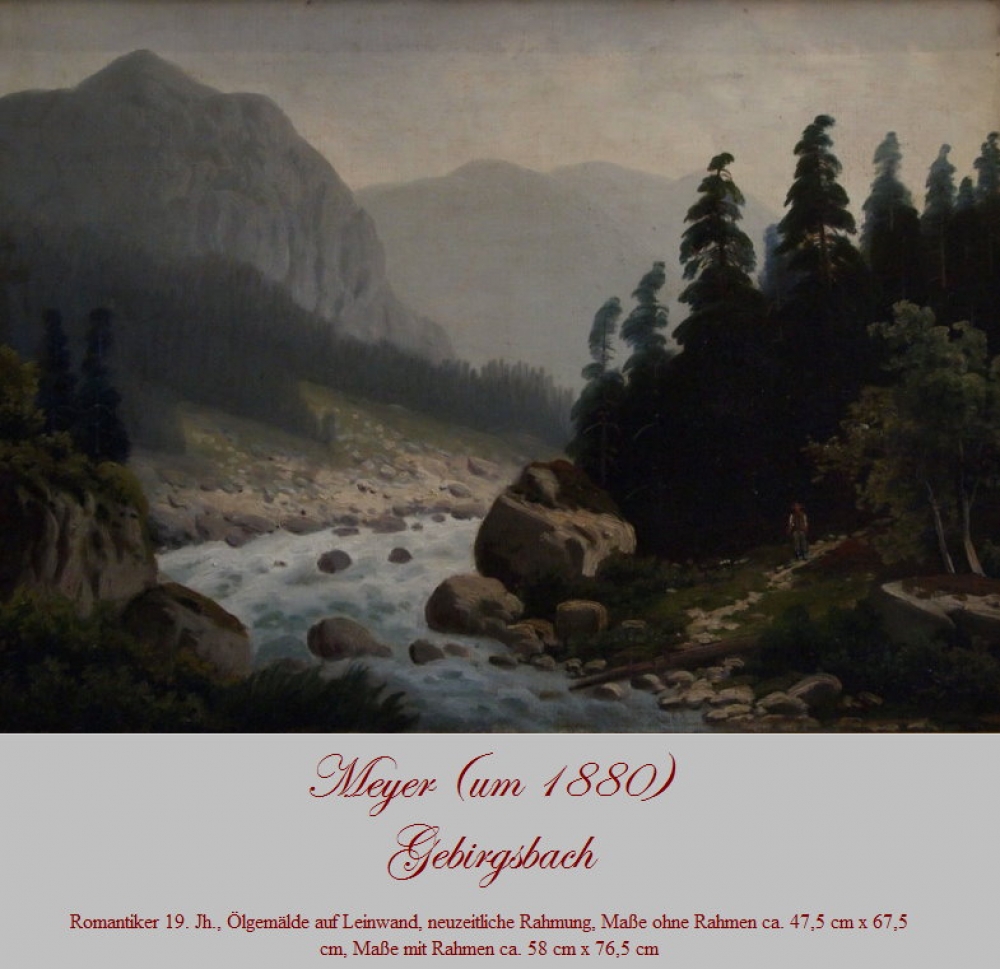 Meyer (um 1880), Mountain Stream