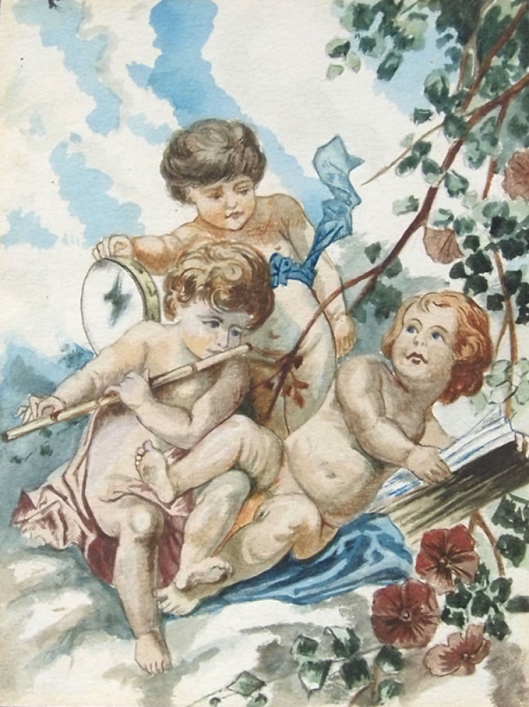 Unsigned, Three Putti