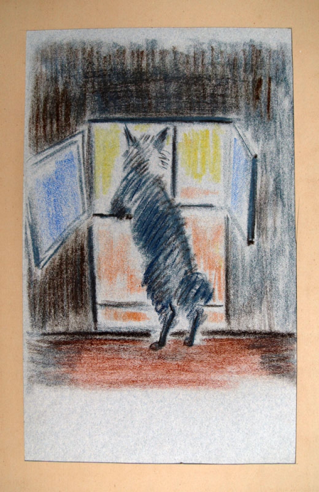 Gudrun Kunstmann, Dog at the window