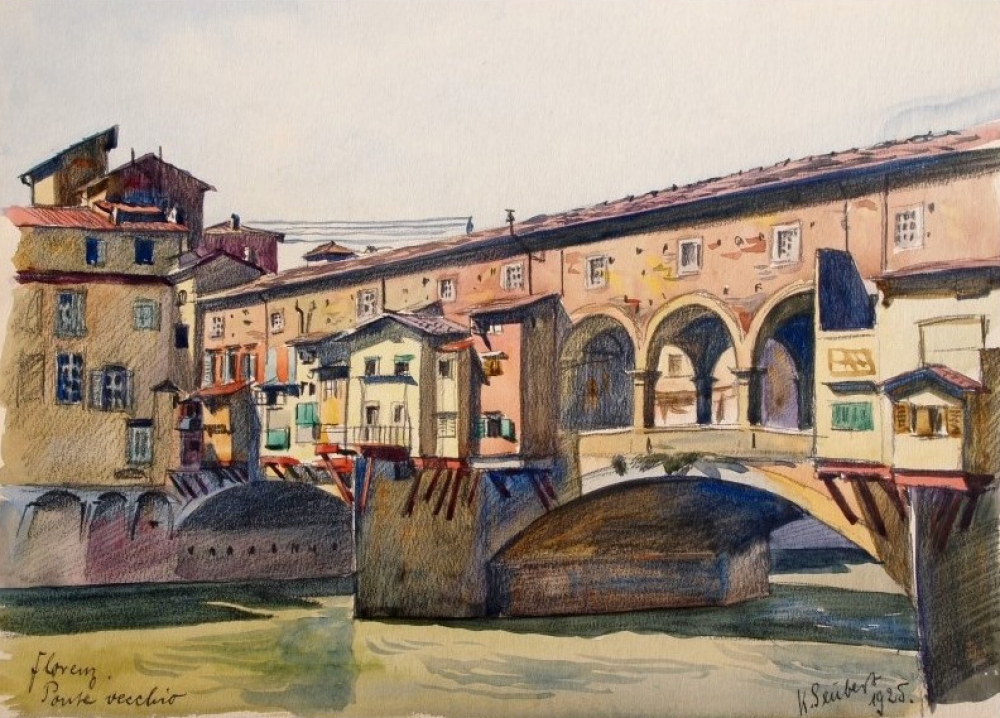 Karl Seubert, Florence Ponte Vecchio