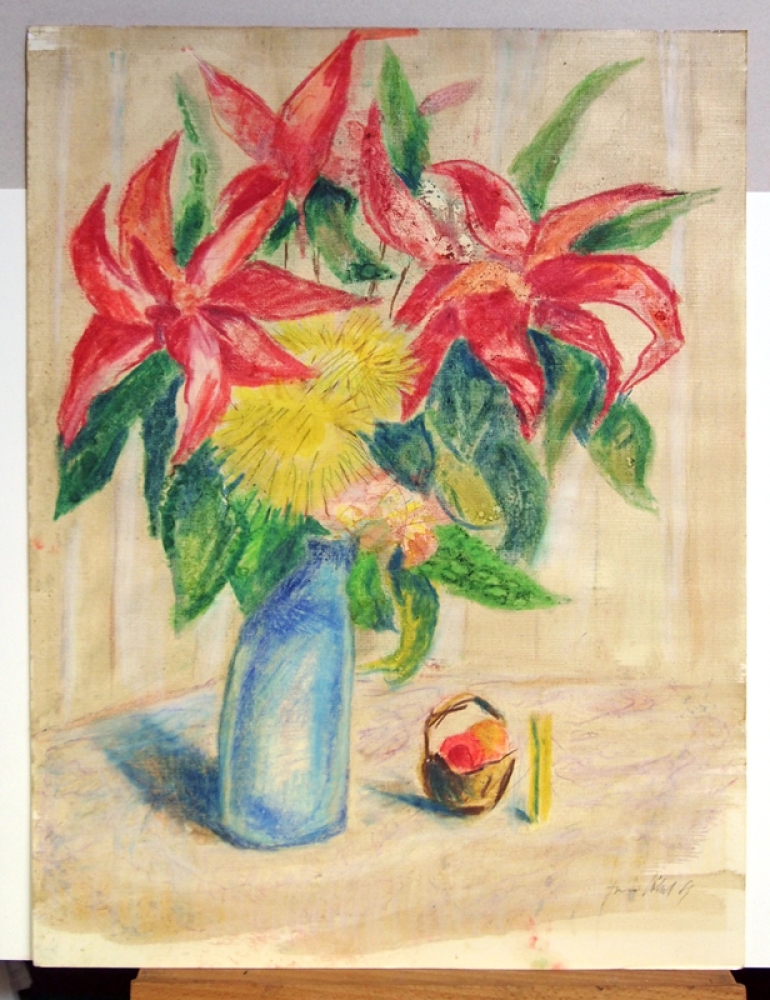 Toni Völkel, Blumenstrauß in Vase