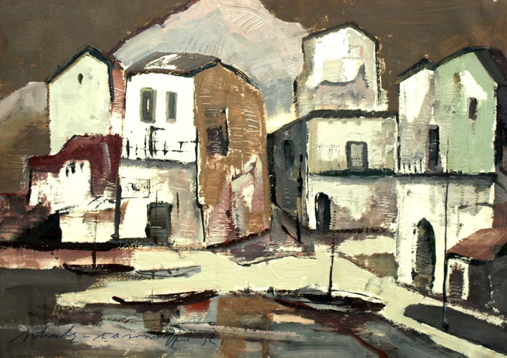 Erwin Shoultz-Carrnoff, Houses at the harbour