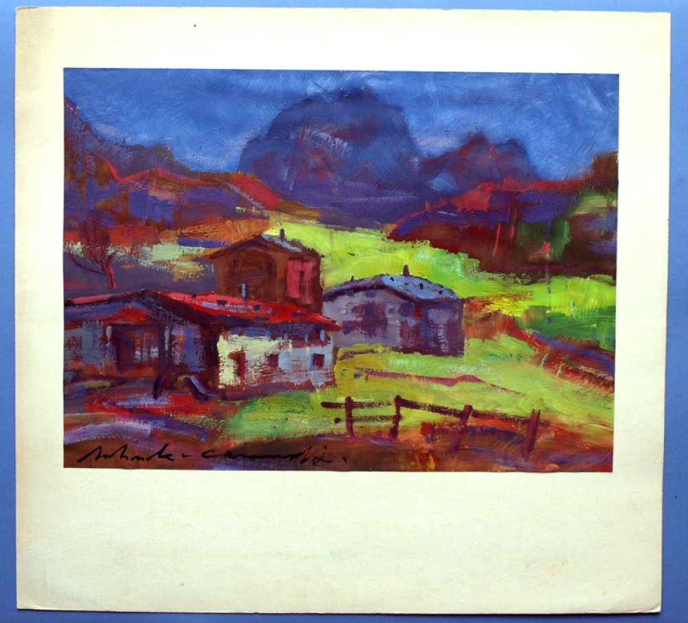 Erwin Shoultz-Carrnoff, Landscape in the Alps