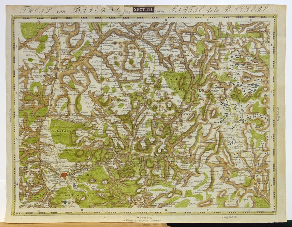 Geographisches Institut Weimar, Theil von Bayern. Sect. 121