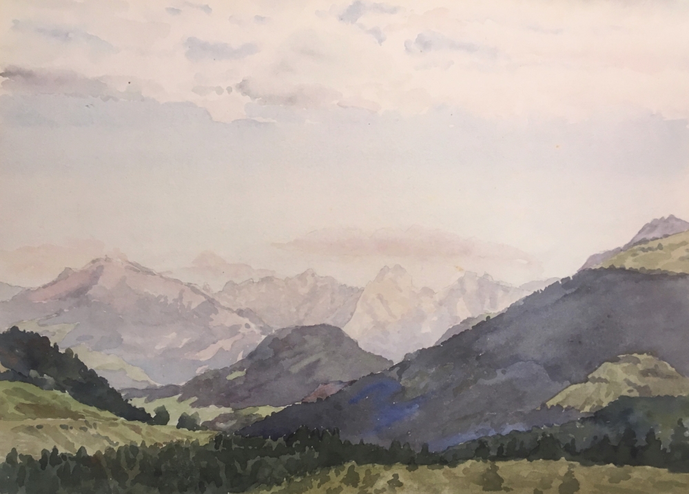 Martin Wilhelm, Auf der südlichen Alm bei Bayrischzell