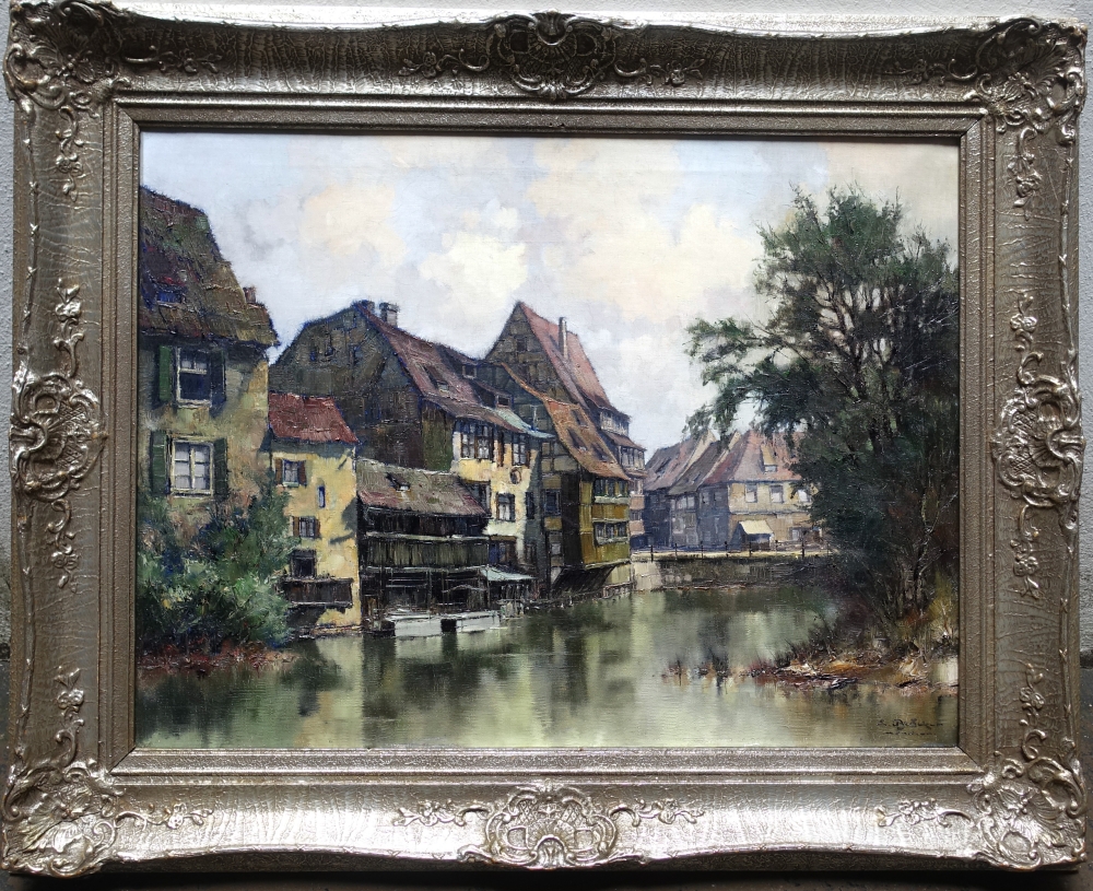 Ernst Bröcker, Blick auf die Pegnitz in Nürnberg