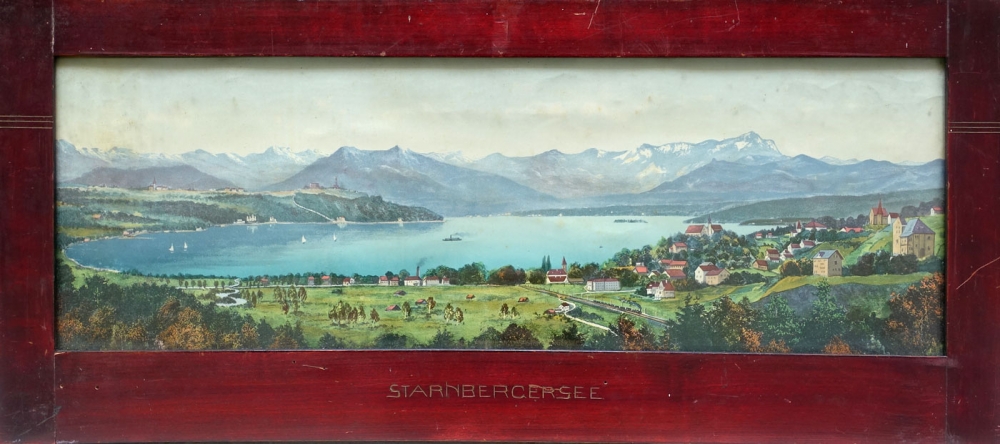 Unbekannt, Panorama des Starnbergersees