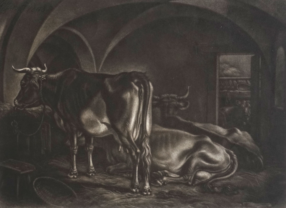 Johann Adam Klein, In the stable