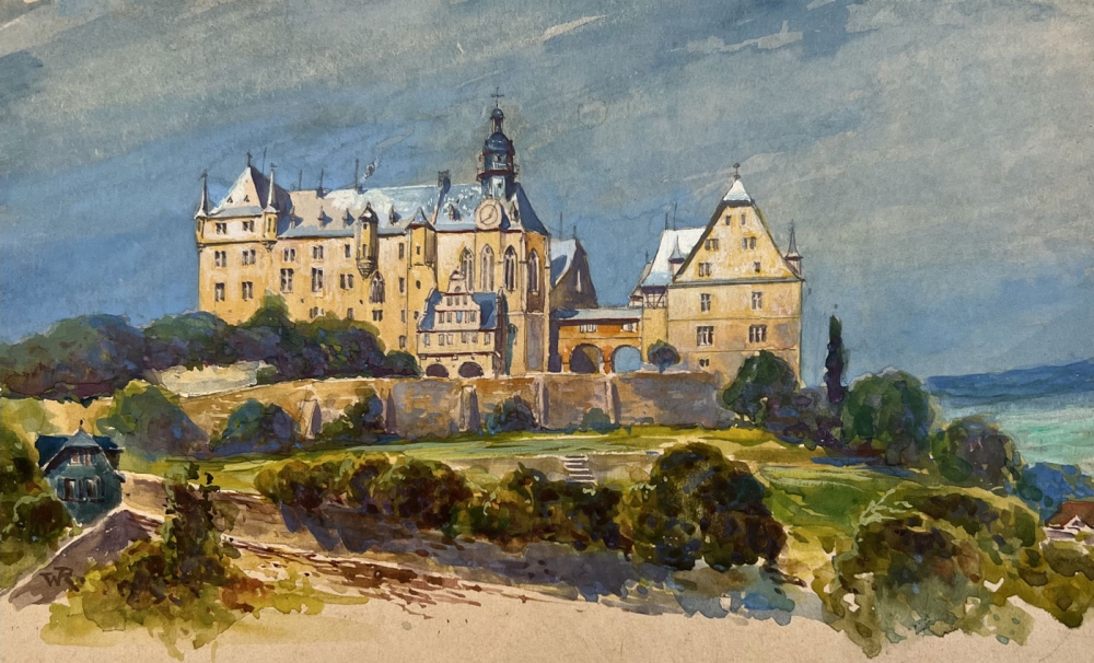 Wilhelm Ritter, Marburg Castle from the South Side