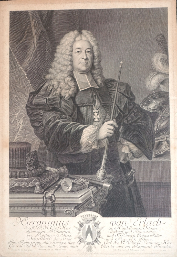 Johann Georg Wille, Hieronimus von Erlach