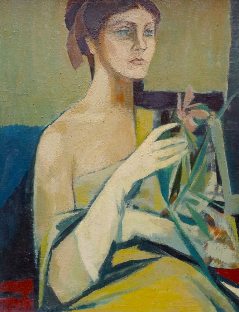 Hans Wiedemann, Portrait of a woman - Ursula Benker-Schirmer