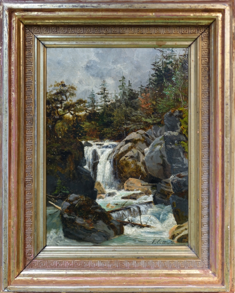 Emma Lutteroth, Wild stream with waterfall