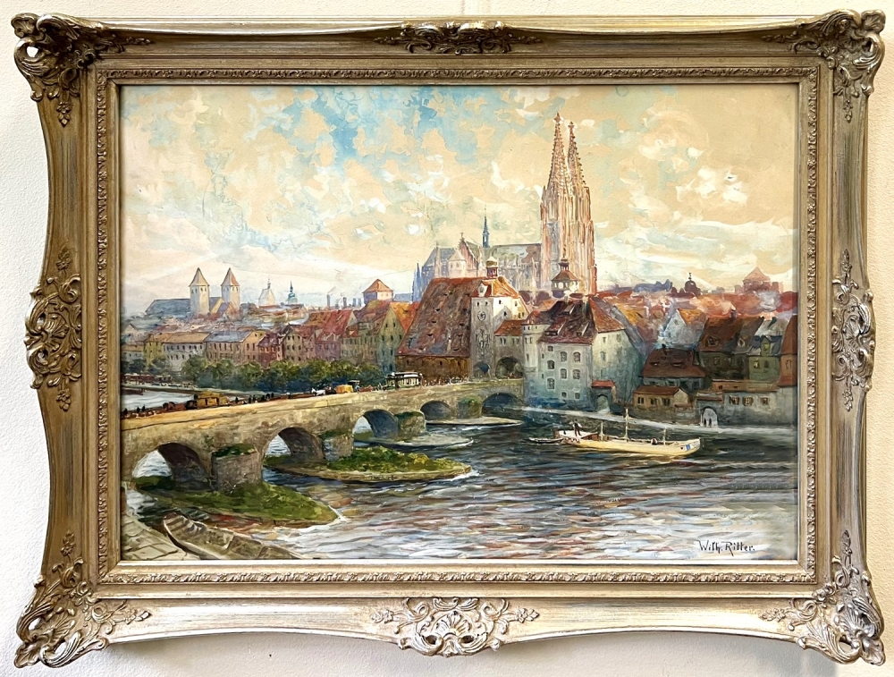 Wilhelm Ritter, View of Regsnburg