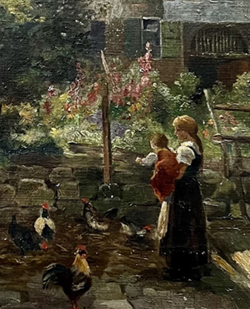 Johann Sperl zug. Farmer women with child