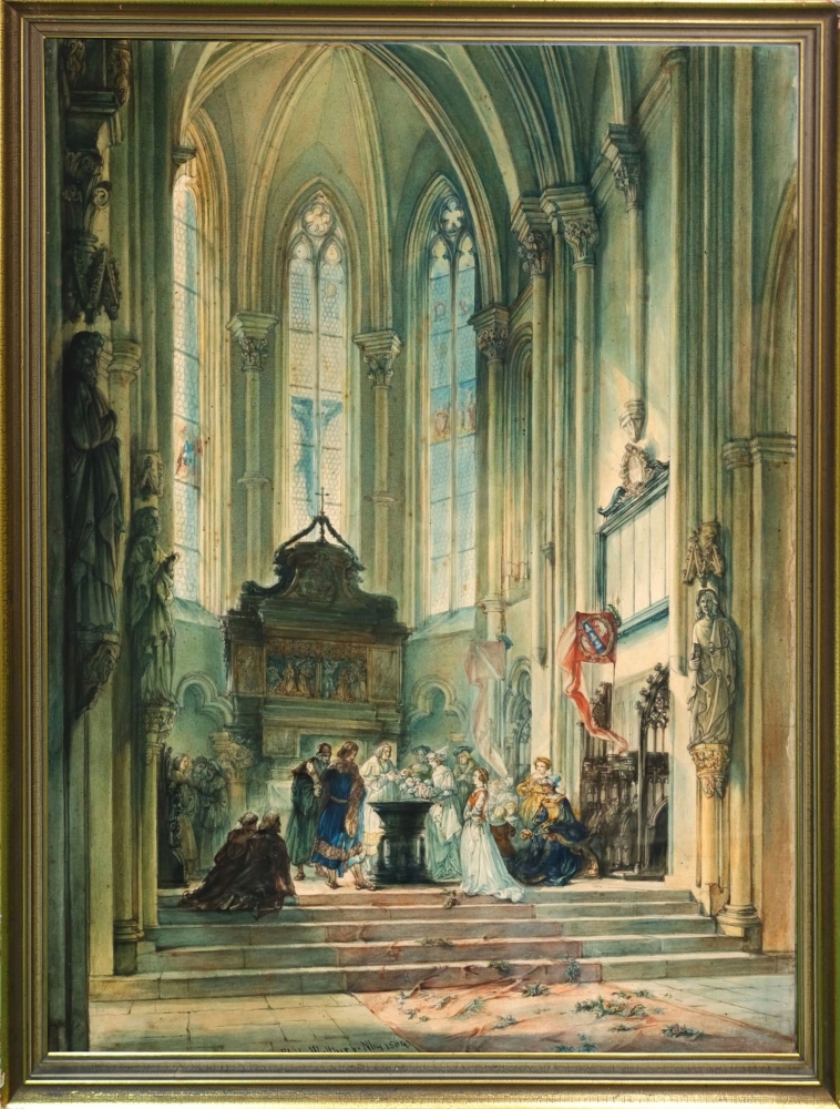 Johann Philipp Walther, Das Innere der Sankt Sebalduskirche in Nürnberg