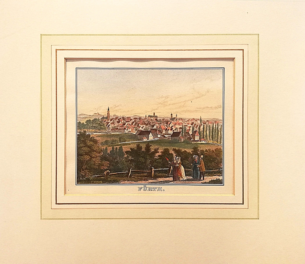 Unknown  artist, Fürth city view