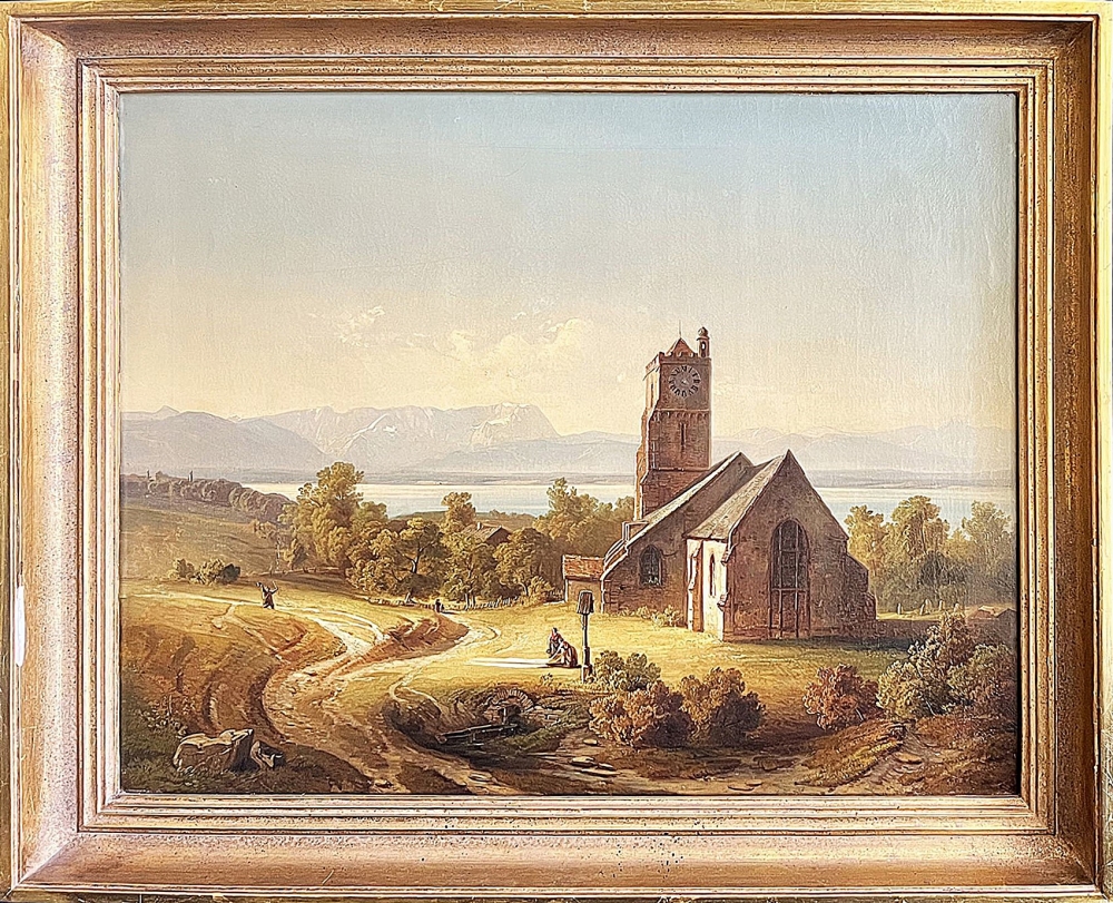 August Christian Geist, Church on Lake Starnberg