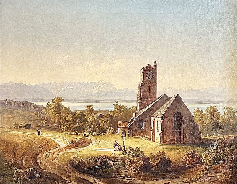 August Christian Geist, Church on Lake Starnberg