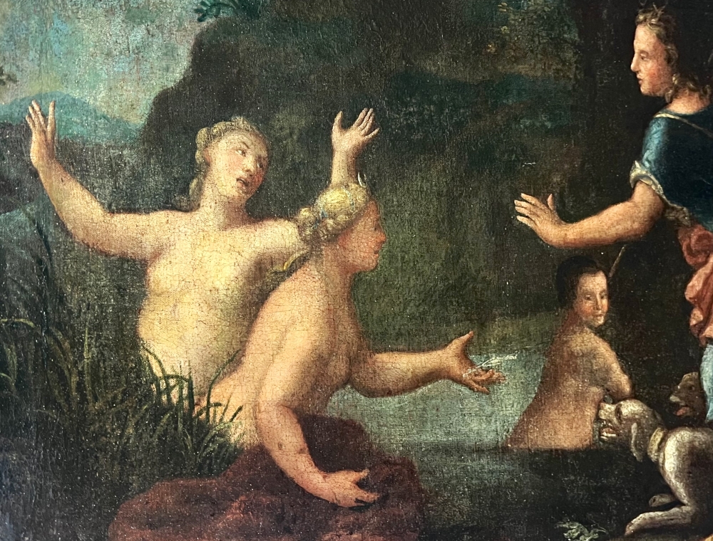 Unknown, bathing women