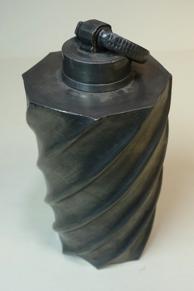 Pewter screw-top jug