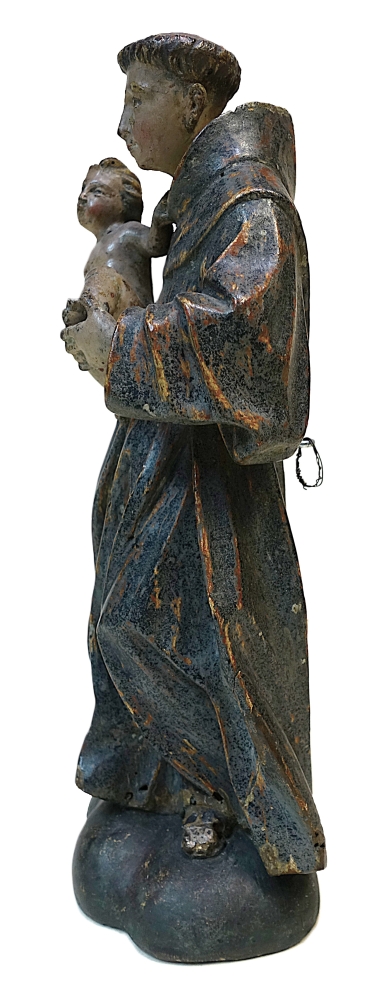 Saint Anthony Baroque wooden figure