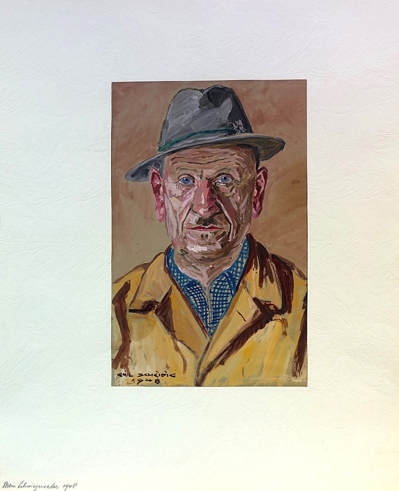 Emil Scheidig, Portrait eines älteren Herrn 1948