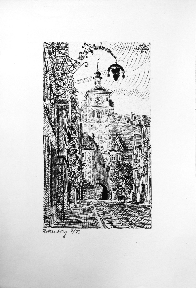 Emil Scheidig, Rothenburg ob der Tauber