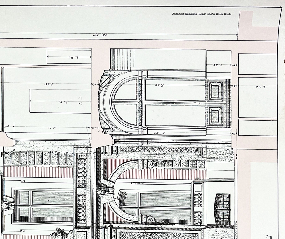 Hippolyte Destailleur und Spohn, Fünf Architekten aus fünf Jahrhunderten Plakat 1977