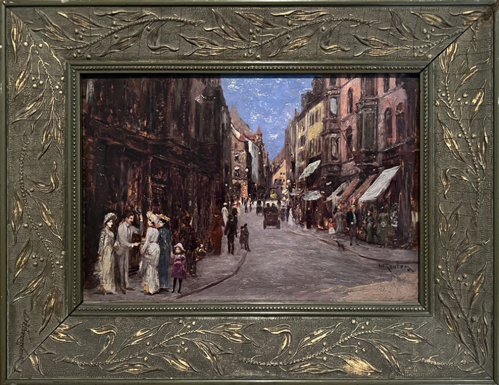 Wilhelm Reuter, Nürnberger Straße um 1900