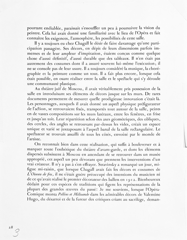 Marc Chagall, Plafond de l'Opéra L'ange de Mozart