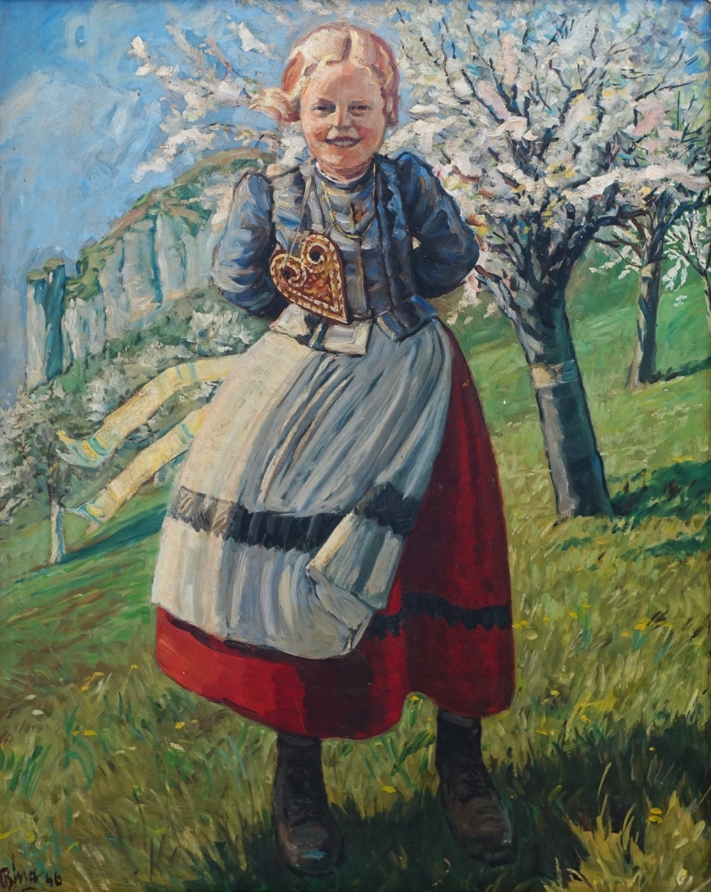 Peter Bina, Girl with gingerbread - Walberla