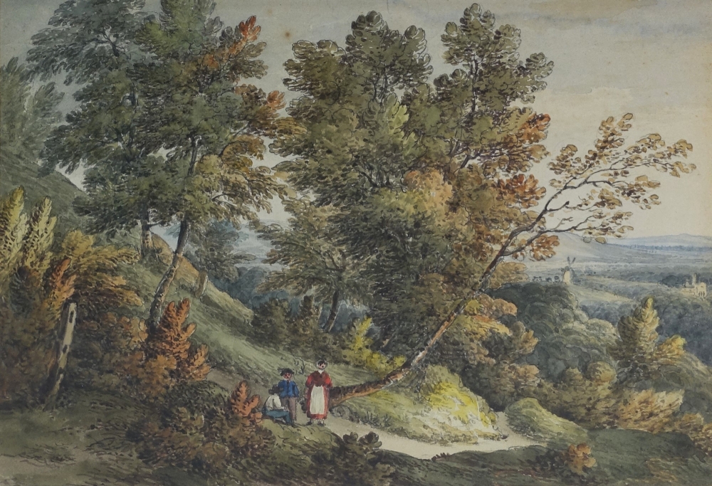 Unknown, Landscape with staffage