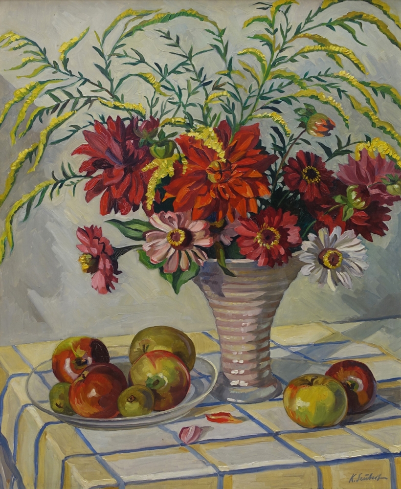 Karl Seubert, Flower still life