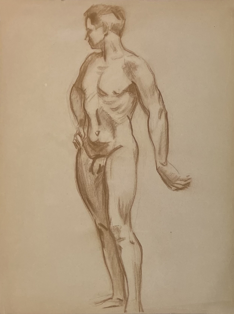 Karl Seubert, Nude male