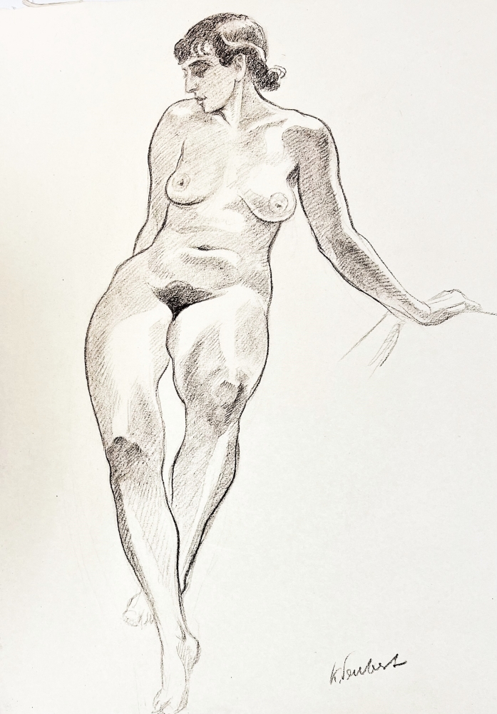 Karl Seubert, Nude woman