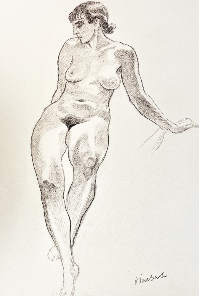 Karl Seubert, Nude woman