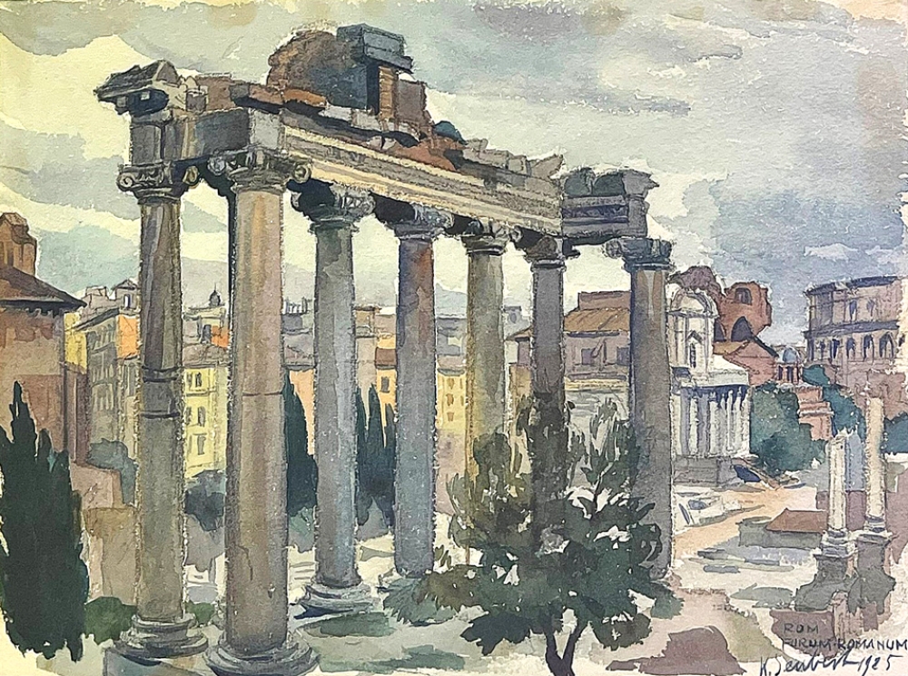 Karl Seubert, Forum Romanum - Rom 1925