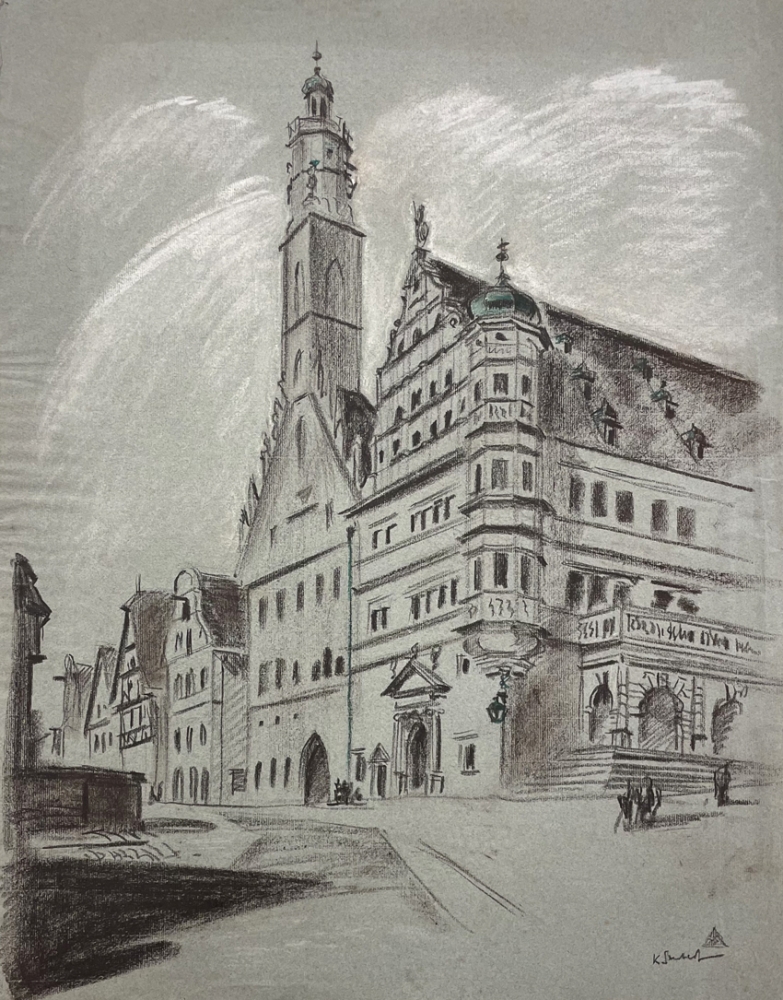 Karl Seubert, Town hall Rothenburg ob der Thauber