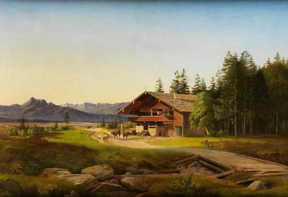 Ulrik Baudissin, Alpine cabin in the Apls foreland Bavaria