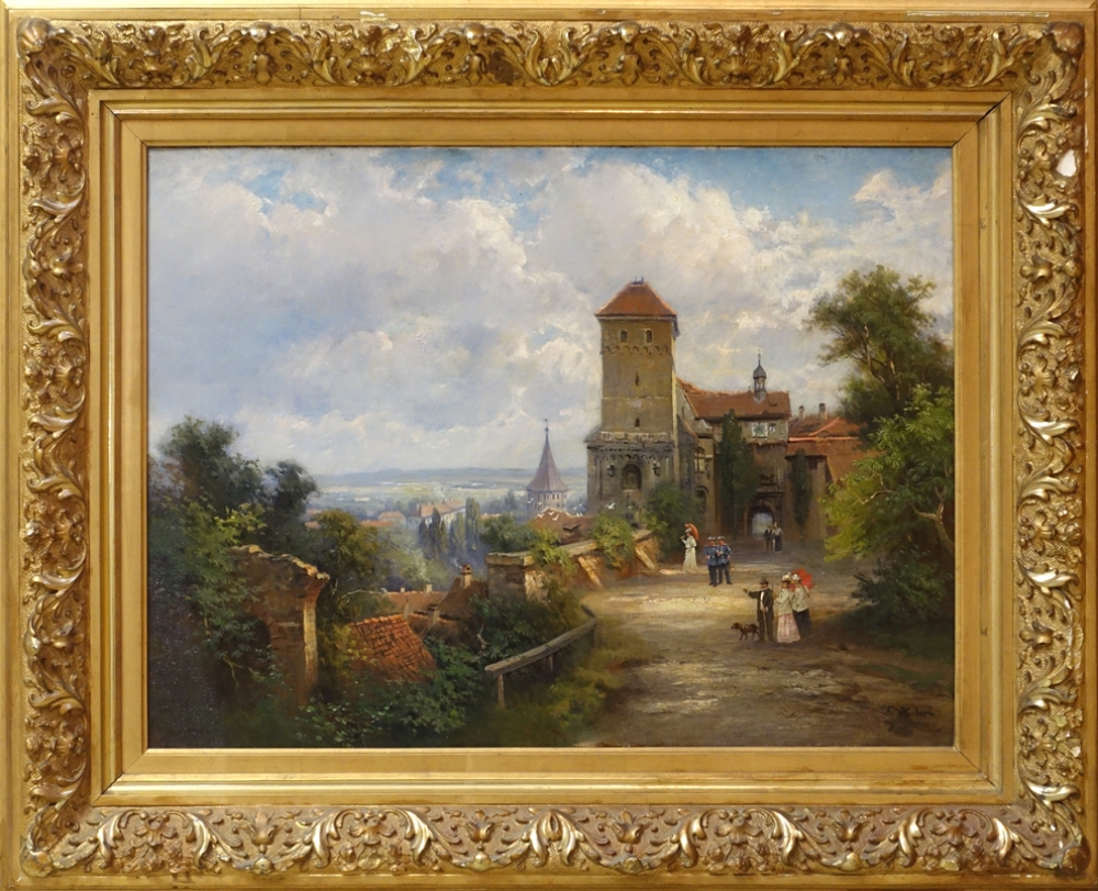 F. Hubert, Kaiserburg in Nürnberg