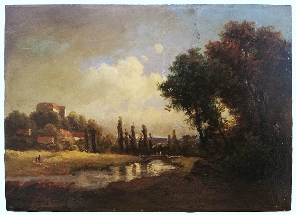 Max Baumgartner, Italienische Landschaft