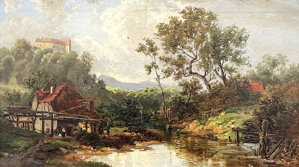 Max Baumgartner, Die Mühle am Fluss