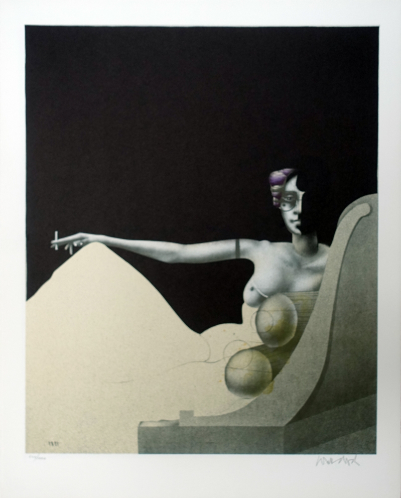 Paul Wunderlich, Lithographien II. (Mappe mit 3 Lithographien)