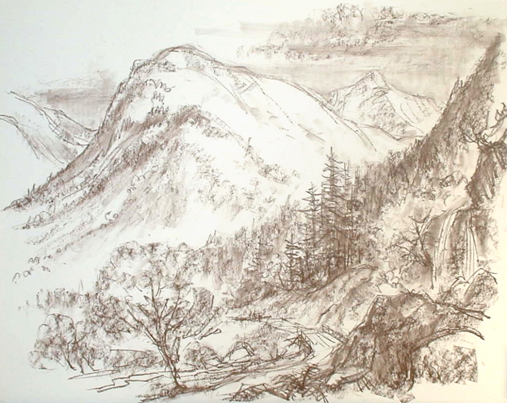 Ludwig Schäfer-Grohe, Berglandschaft