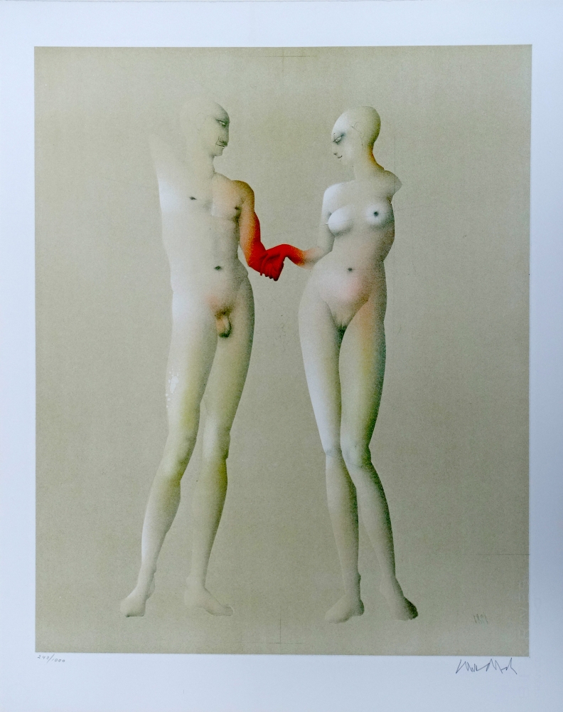 Paul Wunderlich, Lithographien III. (Mappe mit 3 Lithographien)