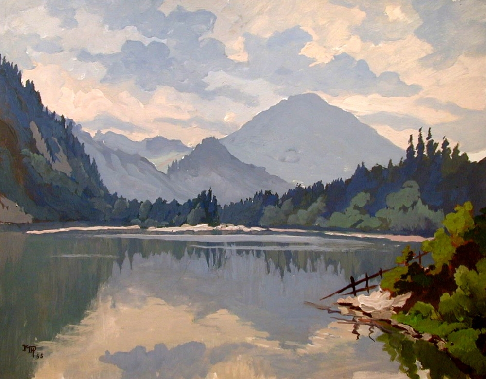 Kurt Mayer-Pfalz, Blick auf den See