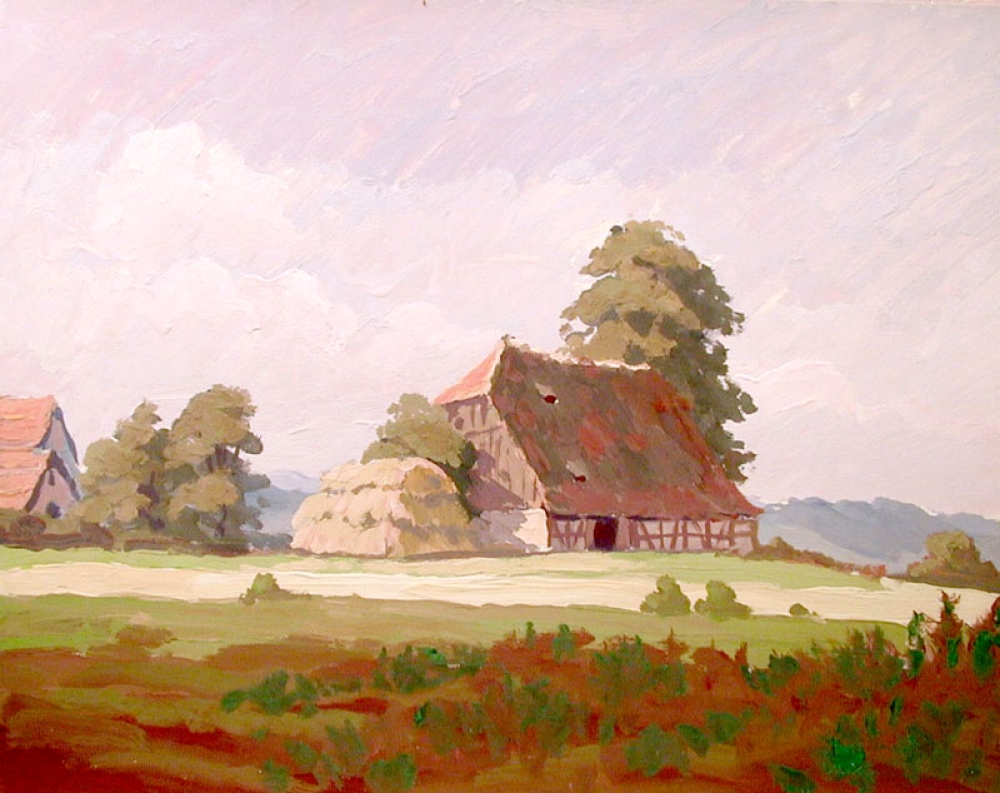 Kurt Mayer-Pfalz, Timber barn