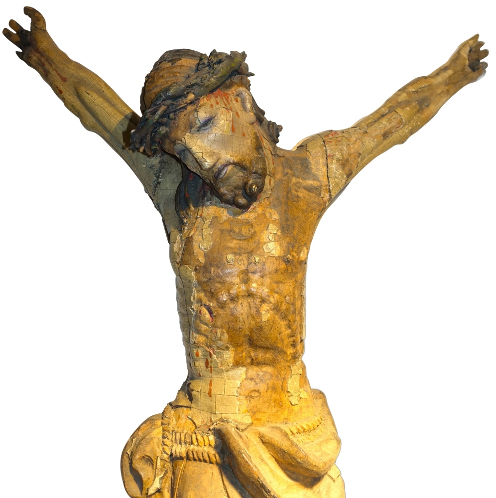 Corpus Christi - Jesus Christus Holzfigur - 18. Jahrhundert